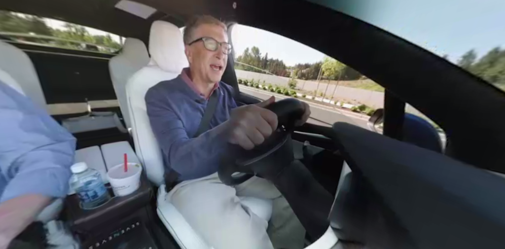 Bill Gates - Tesla Model X